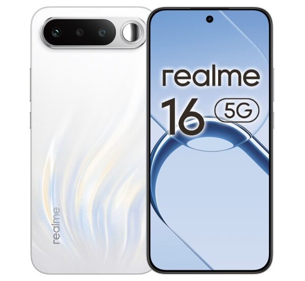 realme 16 5G - Blanc, 8/256 Go